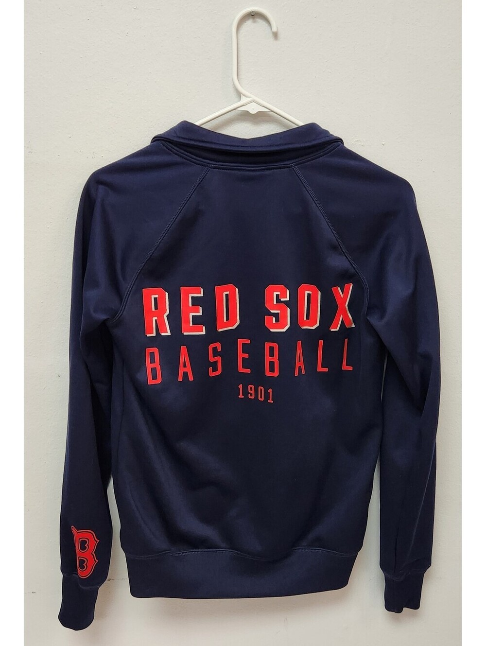 Victorias Secret PINK Boston Red Sox Jacket XS Full Zip 5th & Ocean Blue 1901